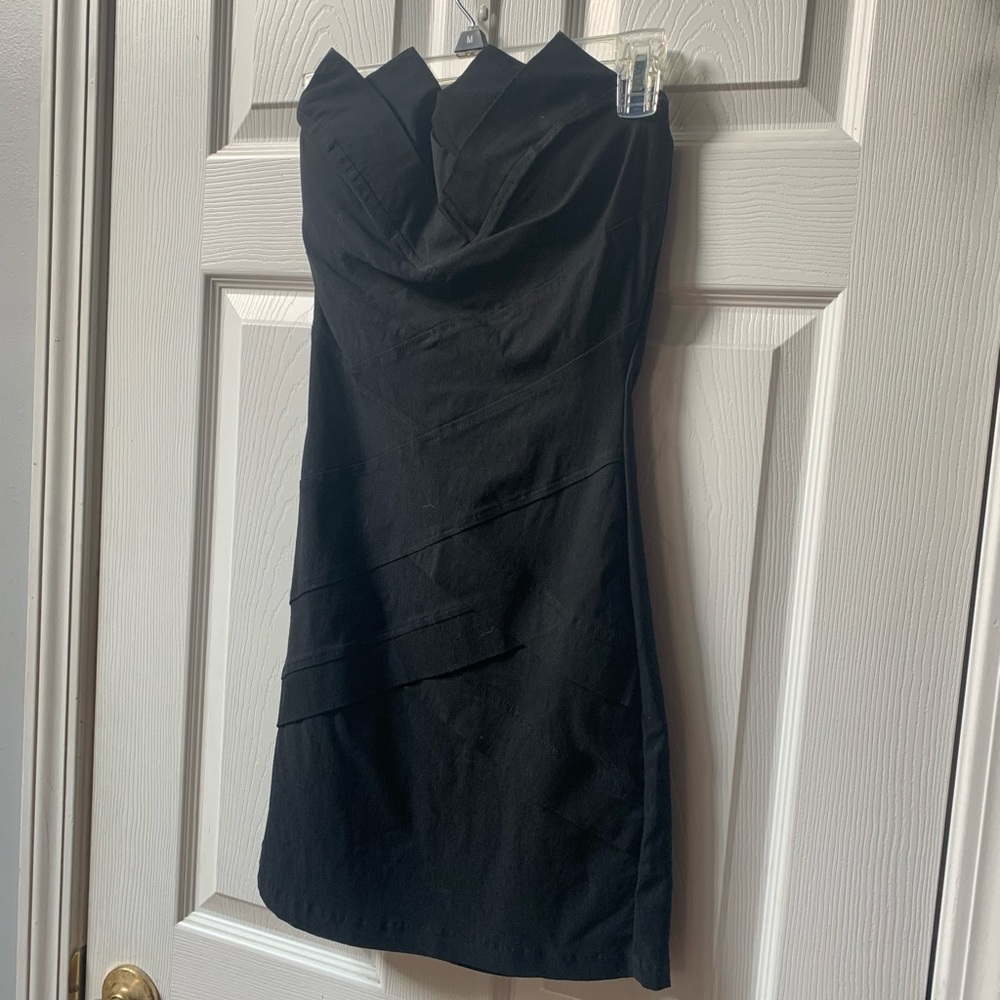 Black mini bodycon dress, small, very stylish, like new, Body Central, like new